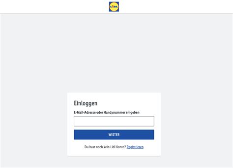 lidl einloggen.